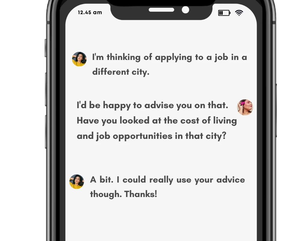 Example of advise/advice in conversation.