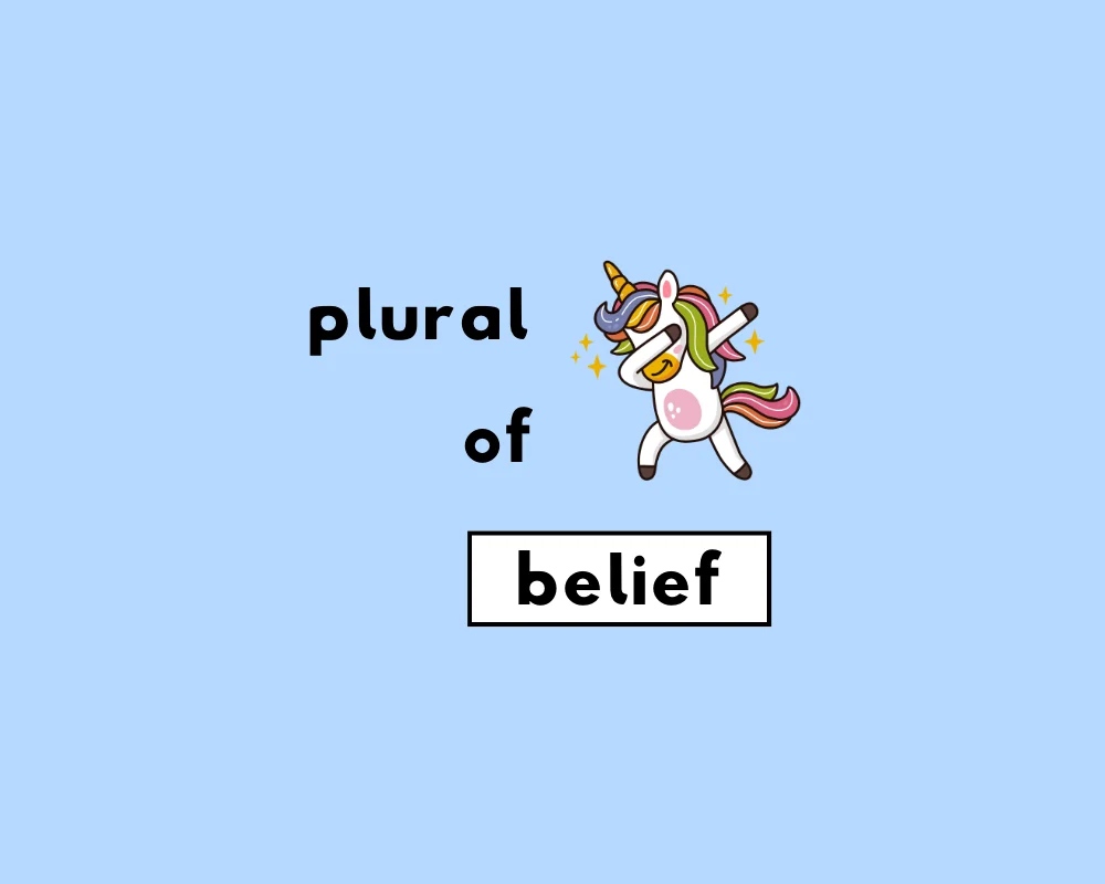 what-s-the-plural-of-belief