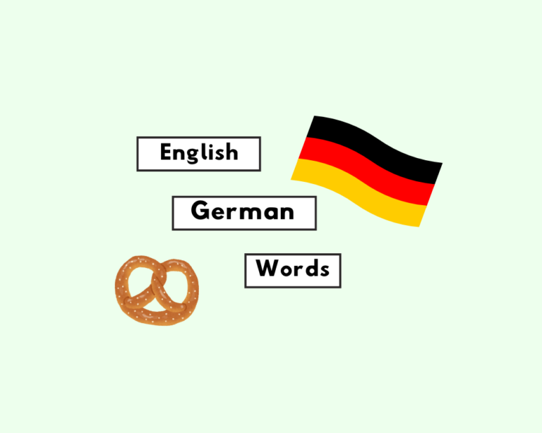 German words (in English)