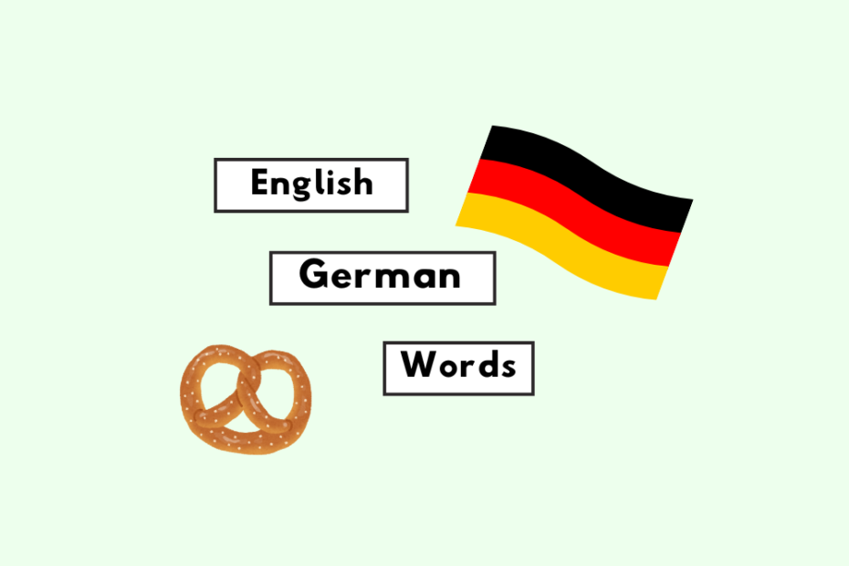 German words (in English)