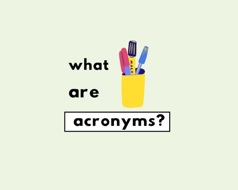 Commonly used acronyms