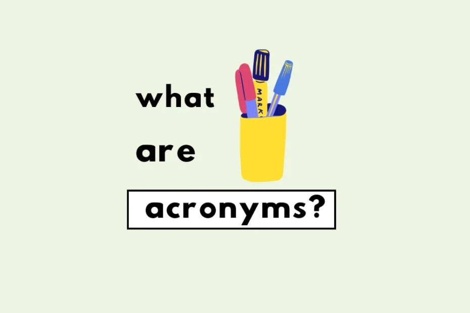Commonly used acronyms