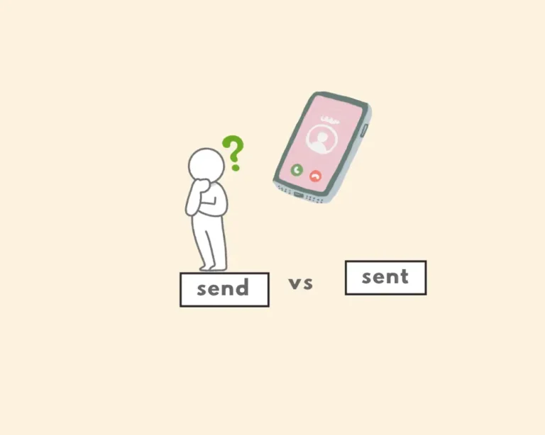 When to use send or sent.