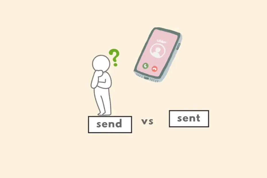 When to use send or sent.